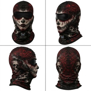 Balaclava OEM ODM à sublimation, imprimé sur mesure, extensible, respirant, imperméable, unisexe, pour la course à pied, le cyclisme, la randonnée - Product Image 5