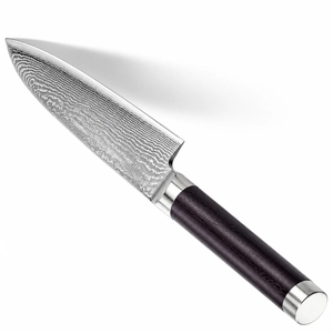 Couteau de chef professionnel de style japonais, lame en damas, manche personnalisé, couteau de cuisine, vente en gros, fournisseur OEM - Product Image 4