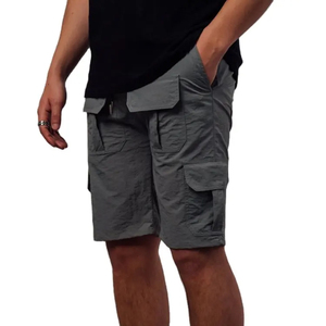 กางเกงขาสั้นคาร์โก้ผู้ชายขายดี ผ้าเนื้อดี แห้งเร็ว มีกระเป๋าข้าง เหมาะสำหรับเล่นกีฬาและออกกำลังกายในฤดูร้อน - Product Image 1