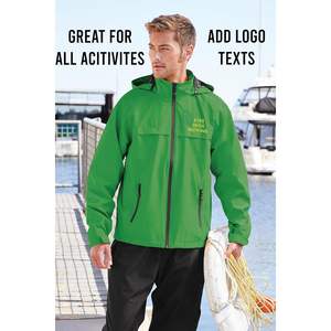 Chaquetas Impermeables Personalizadas con Bordado Personalizado para Hombre J333, Chaqueta J333 para Hombre con Logotipo y Textos Personalizados - Product Image 2