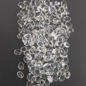 โทแพซสีขาวธรรมชาติ 7x5 มม. รูปทรงวงรี คุณภาพดีที่สุด หินพลอยหลวมที่ปรับขนาดแล้ว สำหรับทำเครื่องประดับดีไซเนอร์ - Product Image 3