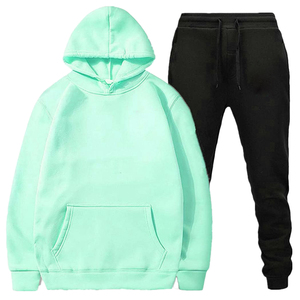 Hot Selling Winter Tracksuit Fleece Cotton Solid High Quality 2 Piece <b>Jogger</b> Breathable Heavyweight Regular Fitness Comfortable - Product Image 6
