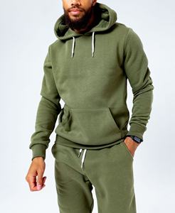 Chándal deportivo para correr al aire libre para hombre, chándal de lana de algodón tejido para levantar la cadera - Product Image 3