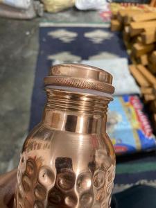Copper Water <b>Bottle</b> 1L Portable Minimalist Design for Travel - Product Image 2