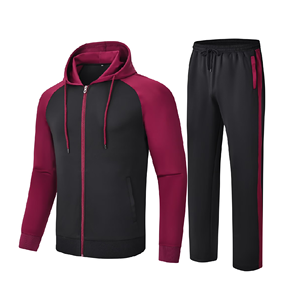 Ensemble de survêtements pour hommes, confortables, élégants, de qualité supérieure, multicolores, tricotés, personnalisés, en spandex/coton, à séchage rapide - Product Image 1