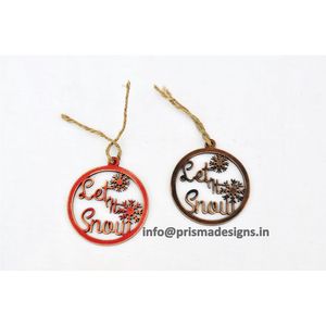 เครื่องประดับตกแต่งต้นคริสต์มาสรูปนก NOEL ทำจากไม้สไตล์วินเทจสีเขียว สำหรับแขวนประดับตกแต่งคริสต์มาส ขายส่ง - Product Image 2