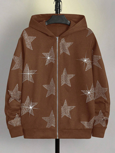 Nouveaux sweats à capuche pour hommes avec strass, tissu durable, vente chaude, tendance, prix bas, sweats à capuche pour hommes avec strass de haute qualité - Product Image 4