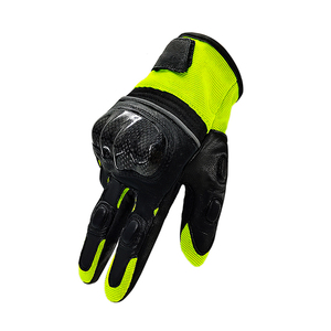 Gants de moto haute performance en cuir véritable 100 %, design haut de gamme, respirants et à séchage rapide - Product Image 5