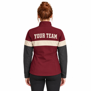 Veste Softshell Décontractée Femme Personnalisable avec Logo Brodé, Zippée Intégral, Manches Longues, pour Activités de Plein Air, Tenue d'Équipe, Vente en Gros, Vêtements de Sport d'Usine - Product Image 3
