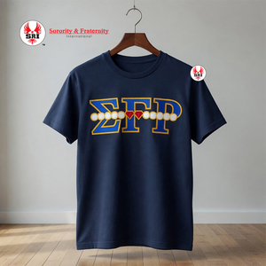 เสื้อยืดผู้หญิงอีโคเบลนด์ ซิกมา แกมมา โร |   ผ้าฝ้าย 100% ป้องกันการแพ้ ระบายอากาศได้ดี ปักโลโก้ คอกลม ใส่ได้ทุกฤดู เป็นธรรมชาติ - Product Image 6