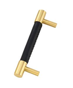 มือจับประตูหนังวัวแท้ขัดเงา กันน้ำ งานแฮนด์เมด ดีไซน์หรูหรา สไตล์รัก สำหรับตู้เฟอร์นิเจอร์ครัว - Product Image 6