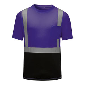 Camisas de Trabajo Personalizadas para Hombre, Manga Corta, Alta Visibilidad, Camisa de Seguridad para la Construcción, Camisa de Trabajo Reflectante - Product Image 1