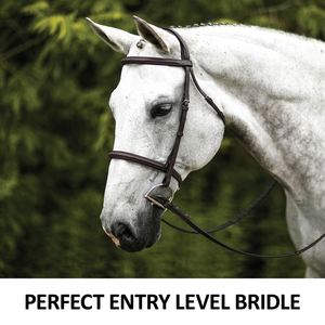 Bridon de cheval occidental en cuir de vache véritable à 100 %, marque privée OEM, produit fiable avec collier de poitrine - Product Image 3