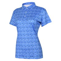 Kaos Polo Wanita Ukuran Besar Formal V-Neck Lengan Pendek Bahan Spandex/Polyester Cepat Kering Bernapas Anti Kusut Grosir