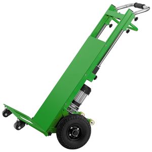 Carrello Elettrico Saliscale da 400 kg con Manico Estensibile da 400 cm, Carrello Elettrico per Carichi Pesanti - Product Image 1