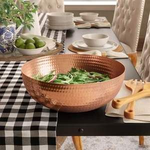 Bol en cuivre artisanal de luxe pour buffet de restaurant, vaisselle élégante pour hôtel, produit durable pour l'exportation - Product Image 4