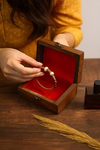 Low Price Decorative Wooden Keepsake <b>Box</b> for Precious <b>Memories</b>, Small Gifts, Jewelry and Personal Accessories By AALIYAN IMPEX - Product Image 5