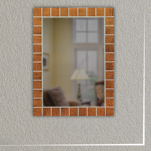 Mejore el interior de su hogar con este espejo de mosaico de diseño, estilo decorativo artístico, para colgar en la pared en cualquier espacio habitable. - Product Image 5