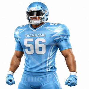 High Quality Custom <b>Prime</b> Power American Football Outfit Jersey Pants Set Sublimation Design Durable Athletic Team Wear 100% - Product Image 2