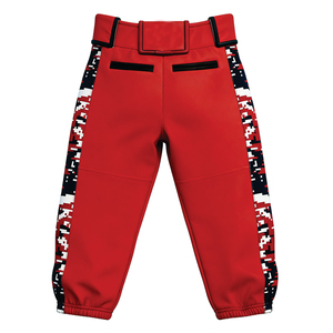 High Quality Custom Logo Baseball <b>Pants</b> for Youth Comfortable Breathable Clothing with Sublimated Design Wholesale Black <b>Pants</b> - Product Image 3