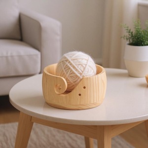 Wooden <b>Yarn</b> Bowls High Quality - Product Image 3