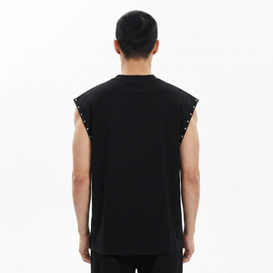 เสื้อกล้ามพิมพ์ลายกราฟิกตามสั่ง ผ้าเจอร์ซีย์คอตตอน 100% สไตล์วินเทจสุดเทรนดี้ เสื้อยืดแขนกุดสำหรับใส่ได้ทั้งชายและหญิง เหมาะสำหรับใส่ในช่วงฤดูร้อน - Product Image 6