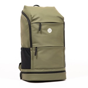 Green GRS Leather fashionable casual laptop <b>backpack</b> travel <b>computer</b> <b>backpack</b> - Product Image 2