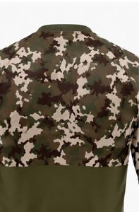 เสื้อเจอร์ซีย์ลายพรางแขนยาวสำหรับผู้ชายแบบสั่งทำพิเศษ พิมพ์ลายแบบซับลิเมชั่น แห้งเร็ว ผลิตจากโพลีเอสเตอร์ ใส่ได้ทุกฤดู - Product Image 4