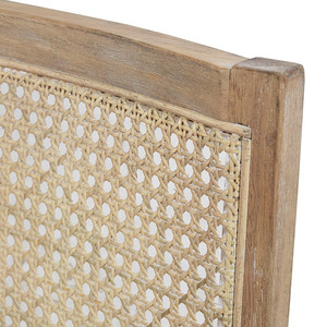 Silla Individual Moderna de Madera y Ratán Tejido a Mano, Muebles Ecológicos para Sala de Estar - Product Image 4