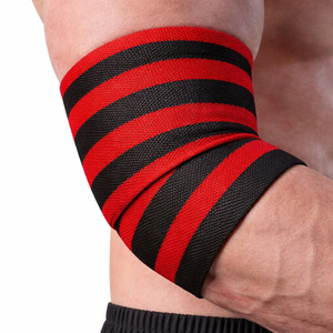 Bande de compression élastique robuste pour le coude, idéale pour la gym, le fitness, l'haltérophilie, la force athlétique et la protection des bras lors de l'entraînement. - Product Image 1