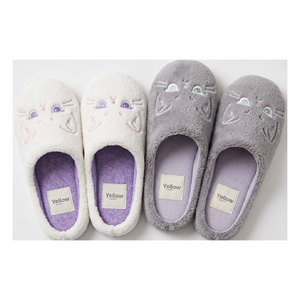 Advantageous Rates Sensational Quality Cute Shoes All Seasons Cotton Fabric Fluffy <b>Slippers</b> For Woman - Product Image 2