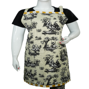 Delantal sin Mangas de Algodón 100% con Logotipo Personalizado, Estilo Clásico, Reutilizable y Lavable para Mujer, para Cocinar y Uso Diario - Product Image 6