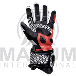 Custom Design Men's Full-Finger Racing <b>Gloves</b> <b>Touch</b>-Screen Leather Motorcycle <b>Gloves</b> - Product Image 6