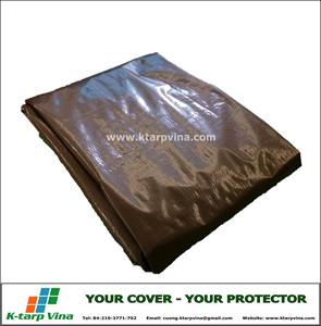 K-Tarp Vina Best Selling OEM ODM PE Lona Fabricante Color marrón Moldeado de corte personalizado resistente de alta calidad - Product Image 3