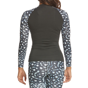 Haut de sport à manches courtes pour femme, séchage rapide, dégradé de couleurs, noir et rose ombré, col en V - Product Image 5