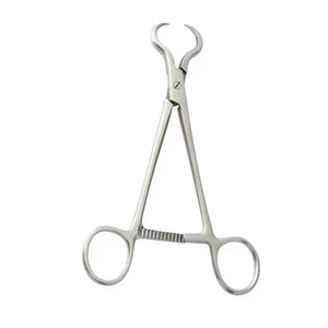 Forceps de Lewin Premium pour la perforation vertébrale, en acier inoxydable de qualité chirurgicale, à mâchoires courbées dentelées pour la préhension et la réduction osseuse - Product Image 5