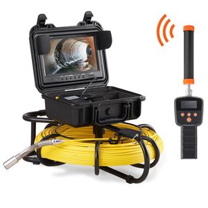 Telecamera per Ispezione Tubi da 9 Pollici con Funzione DVR, Localizzatore 512Hz, Portata 300 Ft/91.5 m, IP68, 12 Telecamere Regolabili per Fognature - Product Image 6