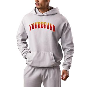 Sudadera con Capucha Casual para Hombre, de Algodón y Poliéster, Tejido de Felpa, 100% Algodón, Térmica, con Diseño de Logotipo Personalizado - Product Image 1