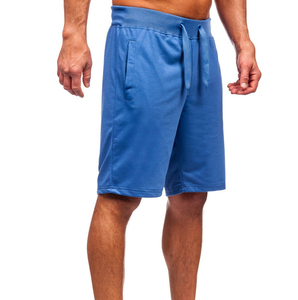 Pantalones Cortos Deportivos de Algodón 100% de Alta Calidad para Hombre, Diseño de Logotipo Personalizado, Estilo Fitness Medio, Decoración con Patrón Sólido, Bolsillos de Tela de Malla - Product Image 2