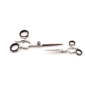 Ciseaux de Barbier Professionnels Pivotants VG10 en Acier Inoxydable à Lame Affûtée pour Salon de Coiffure, 5,5 pouces, Anneau Mobile - pour Coiffure et Esthétique - Product Image 2