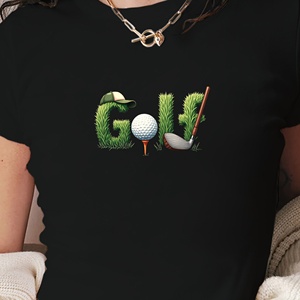 Golf avec t-shirt court mode femme imagerie créative - Product Image 2