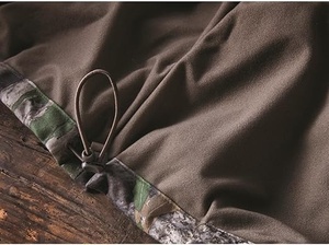 Winter camouflage hunting jacket fleece lined outdoor coat - Product Image 5