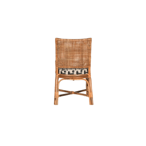 Wholesale Bamboo Rattan Armchair Handwoven <b>Backrest</b> Cushioned Seat Sturdy Frame <b>for</b> Living Room Bedroom Furniture Vietnam - Product Image 3