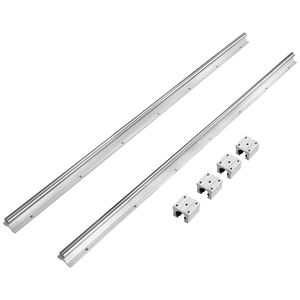 Set Guida Lineare SBR20 da 1200mm per Router CNC, Include Due Guide SBR20 da 47,2 Pollici e Quattro Cuscinetti SBR20UU per Costruzioni - Product Image 6