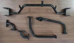 โครงเหล็กสแตนเลส CNC สำหรับรองรับด้านหน้าและโครงรองรับแบบท่อ - Product Image 3