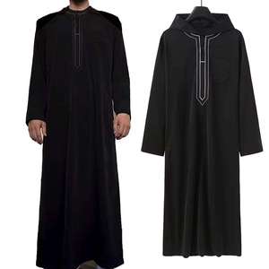 OEM Service Breathable <b>Men</b> Jubbah Thobes New Style Islamic Clothing Arabic Style <b>Men's</b> Jubba <b>Thobe</b> - Product Image 1