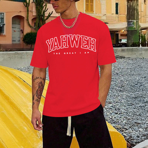 Camiseta extragrande para hombre, estilo Hip Hop, holgada, de manga corta, de algodón pesado, informal, de verano, a la moda, ropa de calle - Product Image 5
