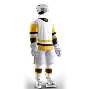 Uniforme de Hockey sobre Hielo Personalizado con Logotipo del Equipo, Ropa Deportiva Sublimada, Precio al por Mayor, Uniforme Profesional de Hockey sobre Hielo de Alta Calidad - Product Image 3