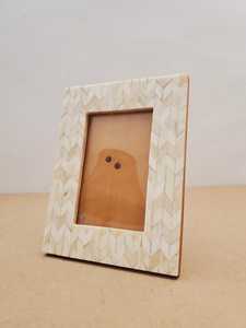Handmade Creative Vintage Corner <b>Rustic</b> Camel Bone Inlay Photo <b>Frame</b> Eco-Friendly <b>Picture</b> <b>Frame</b> Anniversary Gift - Product Image 3