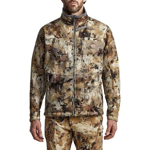 Veste de chasse pour homme personnalisée, imperméable, respirante, en softshell, écologique, en polyester et nylon, camouflage d'hiver pour l'extérieur - Product Image 2